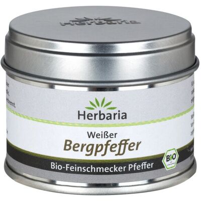 HERBARIA Weißer Bergpfeffer bio S-Dose (30g) HERBARIA Weißer Bergpfeffer bio S-Dose (30g)