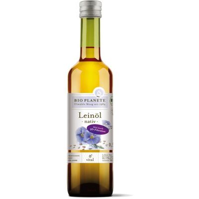 Bio Planète Bio Leinöl nativ 3 D Filtration (500ml) Bio Planète Bio Leinöl nativ 3 D Filtration (500ml)