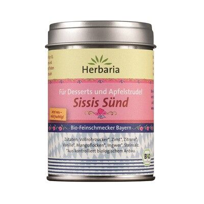Herbaria Sissis Sünd Gewürzzucker, bio (100g) Herbaria Sissis Sünd Gewürzzucker, bio (100g)