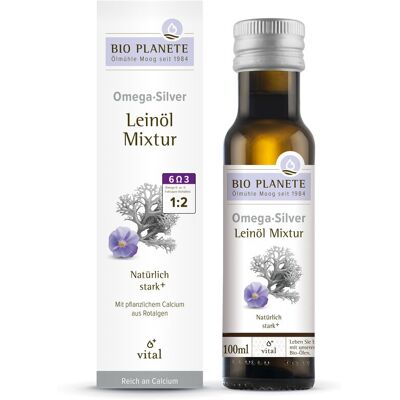 BIO PLANÈTE *Bio Omega Silver Leinöl-Mixtur (100ml) BIO PLANÈTE *Bio Omega Silver Leinöl-Mixtur (100ml)