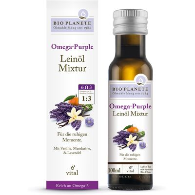 Bio Planète Omega Purple Leinöl-Mixtur, bio (100ml) Bio Planète Omega Purple Leinöl-Mixtur, bio (100ml)