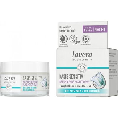 Lavera Basis Sensitiv Nachtcreme - Beruhigende Hautpflege Lavera Basis Sensitiv Nachtcreme - Beruhigende Hautpflege