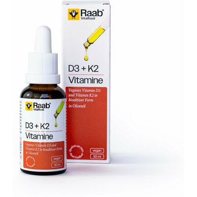 Raab Vitalfood Vitamin D3 + K2 Tropfen (30ml) Raab Vitalfood Vitamin D3 + K2 Tropfen (30ml)