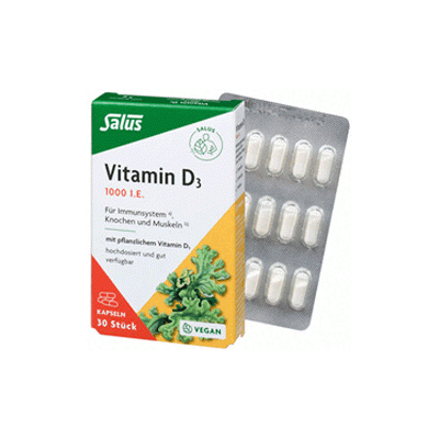 Salus Vitamin D 3 1000 Kapseln (30 Stk) Salus Vitamin D 3 1000 Kapseln (30 Stk)