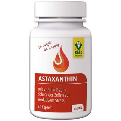 Raab Astaxanthin Mikroalgen Ergänzung - Vegan, 60 Kapseln Raab Astaxanthin Mikroalgen Ergänzung - Vegan, 60 Kapseln