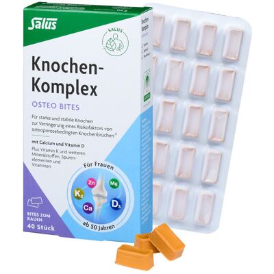 Salus Knochen-Komplex Osteo Bites 40 Stk (112g) Salus Knochen-Komplex Osteo Bites 40 Stk (112g)