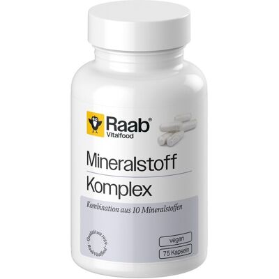Raab Vitalfood Mineralstoff Komplex (75 Kapseln) Raab Vitalfood Mineralstoff Komplex (75 Kapseln)