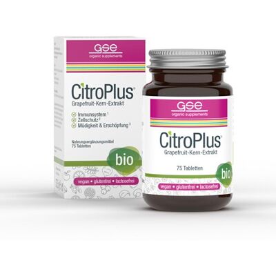GSE CitroPlus Grapefruittabletten 500 mg Bio - Nahrungsergänzung GSE CitroPlus Grapefruittabletten 500 mg Bio - Nahrungsergänzung