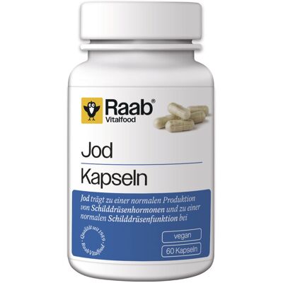 Raab Vitalfood Jod 100 μg - Nahrungsergänzungsmittel Raab Vitalfood Jod 100 μg - Nahrungsergänzungsmittel