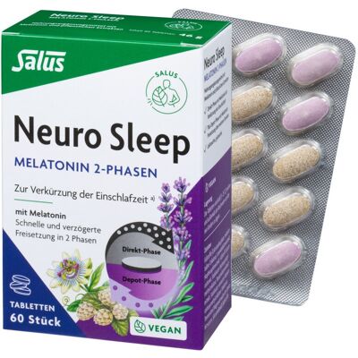 Salus Neuro Sleep Melatonin 2-Phasen Tabletten 60 Tbl (46g) Salus Neuro Sleep Melatonin 2-Phasen Tabletten 60 Tbl (46g)