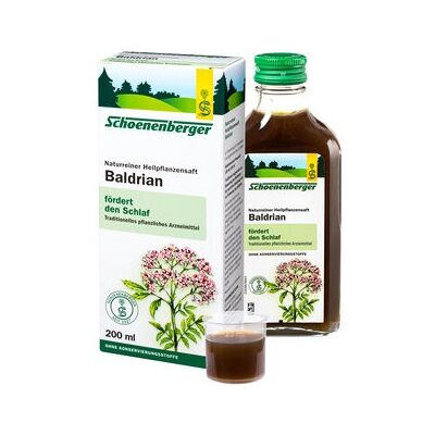 Schoenenberger Naturreiner Heilpflanzensaft Baldrian, bio (200ml)** Schoenenberger Naturreiner Heilpflanzensaft Baldrian, bio (200ml)**