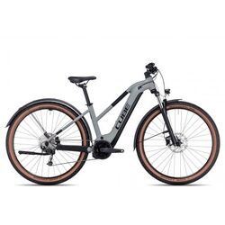 Cube Reaction Hybrid Performance 500 Allroad Trapez 2023   swampgrey ́n ́black   S   E-Hardtail-Mountainbikes