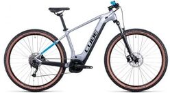 Cube Reaction Hybrid Performance 500   polarsilver ́n ́blue   15 Zoll   E-Hardtail-Mountainbikes