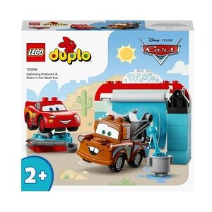 Lego Lightning McQueen und Mater in der Waschanlage