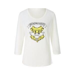 Rundhals-Shirt Harry Potter weiss, 48