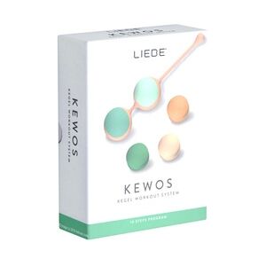 LIEBE Toys «Kewos» Peach/Mint, 4-teiliges Liebeskugel-Set, Silikon (1 Stück)