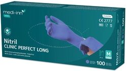 Medi-Inn Pro Nitril Clinic Perfect Long Einmalhandschuhe puderfrei XL / 100 Stück