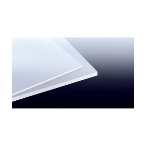 meinbaustoffversand Hartschaumplatte, 3 mm, Weiß, Strukturiert - 500 x 1500 mm Freischaumplatte aus PVC