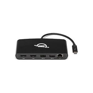 OWC Digital OWC 5 Port Thunderbolt 3 min-Dock 2 x HDMI, features 2 x HDMI 4K60, USB 3, USB 2