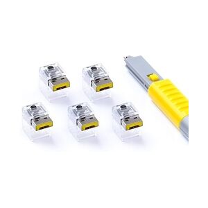 SMARTKEEPER ESSENTIAL 5x LAN Cable Locks mit 1x Lock Key Basic Gelb