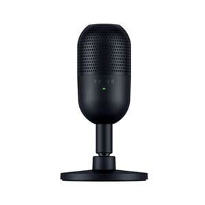 Razer Seiren V3 Mini Schwarz - Ultra kompaktes USB-Mikrofon mit Tap-to-Mute