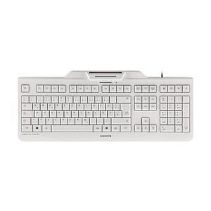 Cherry KC 1000 SC Keyboard mit Smart Card Reader USB weiß-grau