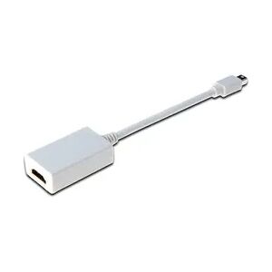 Digitus AK-340404-001-W Mini-Displayport Adapter zu HDMI A St./Bu. 15cm weiß