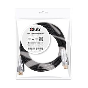 Club 3D HDMI 2.0 Kabel 5m 4K60Hz UHD St./St. schwarz CAC-2312