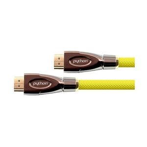 PYTHON HDMI 2.0 Kabel 0,5m Ethernet 4K*2K UHD vergoldet OFC gelb