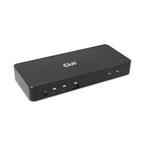 Club 3D KVM Switch/Dock DisplayPort/HDMI 4K60Hz für 2 USB Typ-C Eingänge