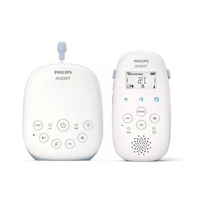 Philips Avent SCD715/26 DECT-Babyphone mit Schlafliedern, Temperatursensor