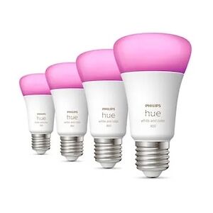 Philips Hue White & Color Ambiance E27 570lm 60W, 4er Pack