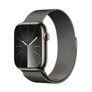 Apple Watch Series 9 LTE 45mm Edelstahl Graphit Milanaise Graphit