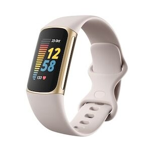 Fitbit Charge 5 Fitness-Tracker Weiß/Gold