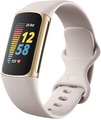 Fitbit Charge 5 Fitness-Tracker Weiß/Gold