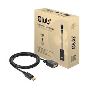 Club 3D DisplayPort auf VGA Kabel St./St. 2m 28AWG