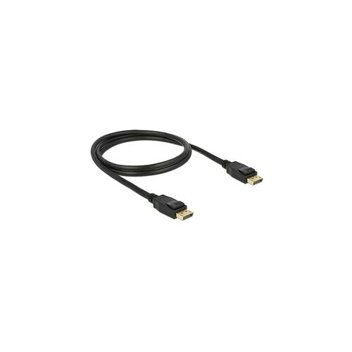 DeLock Kabel DisplayPort 1.2 Stecker > DisplayPort Stecker 4K 1 m