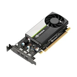 PNY NVIDIA T400 4 GB GDDR6 PCIe 3.0 Workstation Grafikkarte 3x mDP Low Profile