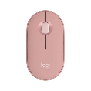 Logitech Pebble Mouse 2 M350S Rosa - Schlanke, kompakte Bluetooth®-Maus
