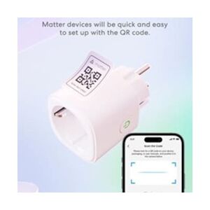 Meross Smart Wi-Fi Plug with Energy Monitor Non-HomeKit (1 Pack)