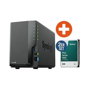 DS224+ NAS System 2-Bay 8 TB inkl. 2x 4 TB Synology HDD HAT3300-4T