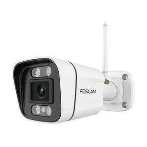 Foscam V5P 5 MP Dual-Band WLAN Überwachungskamera weiß