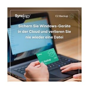 Synology C2 Backup Lizenz 500GB 1 Jahr Cloud Backup für Windows Geräte