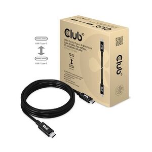Club 3D USB 4 3x2 Typ-C Kabel USB 8K60Hz PD 240W St./St. 2m schwarz