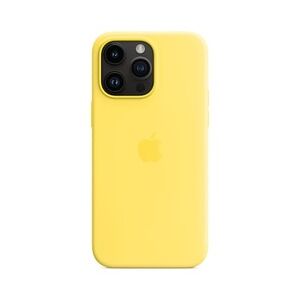 Apple Original iPhone 14 Pro Max Silikon Case mit MagSafe Kanariengelb