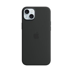 Apple Original iPhone 15 Plus Silicone Case mit MagSafe - Schwarz