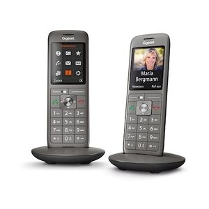 Siemens Gigaset CL660HX Duo 2x Universal Mobilteil DECT/-CAT-iq fähig schwarz/anthrazit