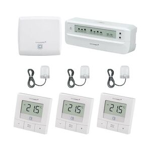 eQ-3 Homematic IP Starter Set Fußbodenheizungssteuerung für 3 Räume mit 12fach Aktor