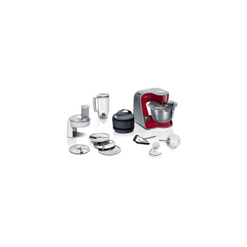 Bosch MUM5X720 Universal-Küchenmaschine mit Waage rot/silber