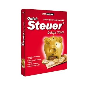 Haufe Lexware   Quicksteuer Deluxe 2023   Box & Produktschlüssel